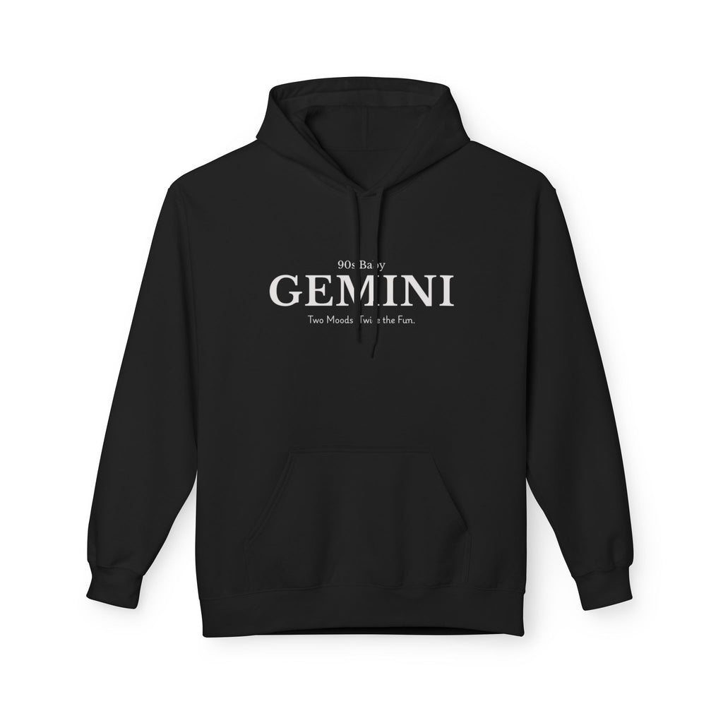 Gemini 90s Baby Zodiac Hoodie Retro Astrology Sweatshirt | Gemini Horoscope Hoodie | Astrology Gift For Gemini | Birthday Gift Idea