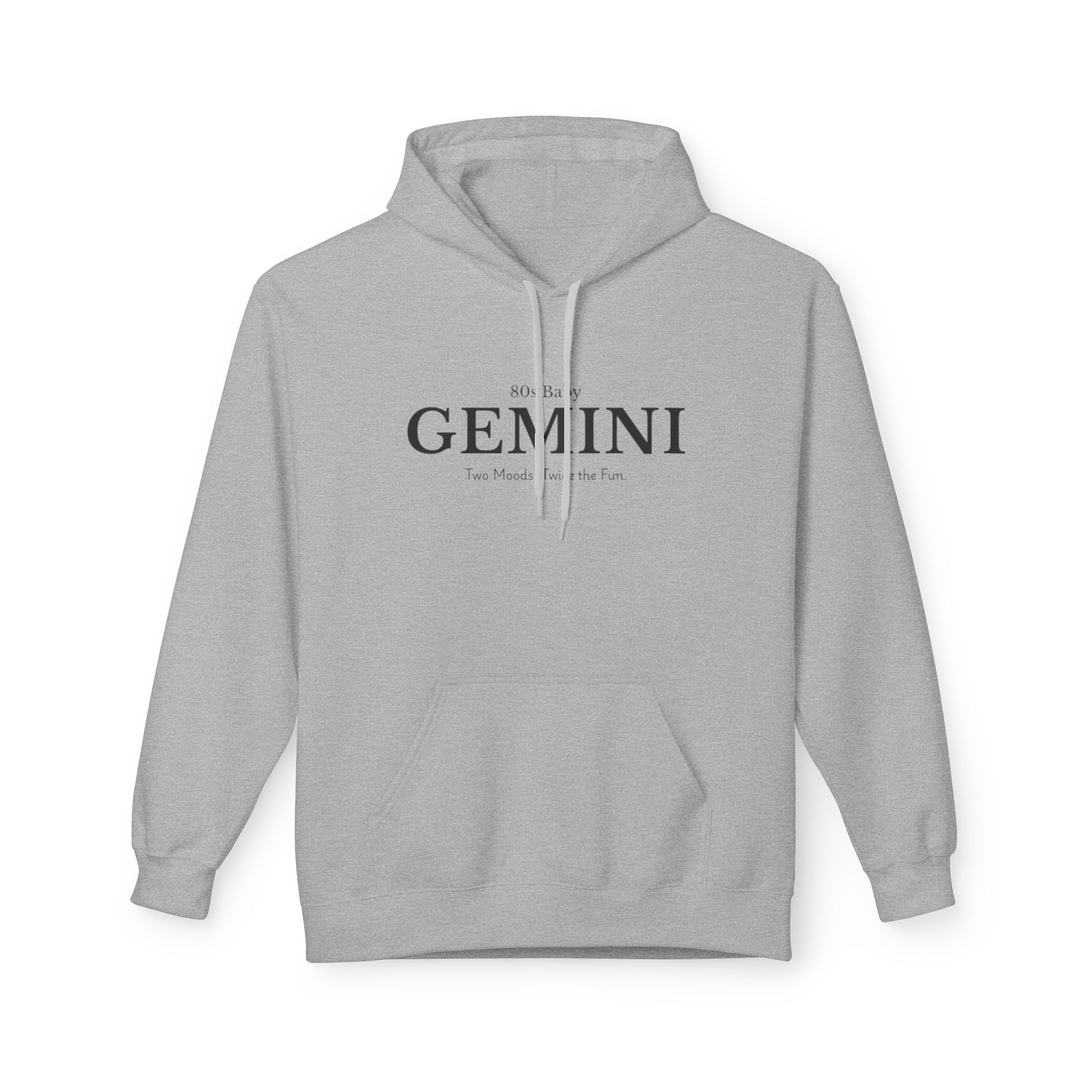 Gemini 80s Baby Zodiac Hoodie | Retro Astrology Hoodie | Horoscope Sweatshirt For Gemini | Gemini Birthday Gift | Vintage Zodiac Clothing