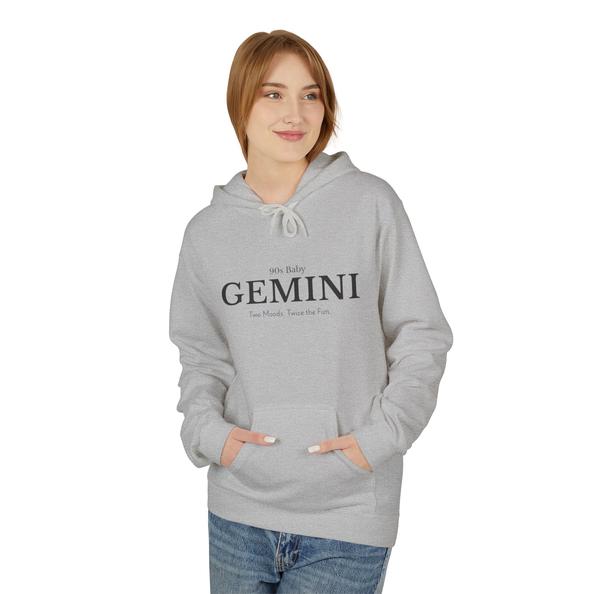Gemini 90s Baby Zodiac Hoodie Retro Astrology Sweatshirt | Gemini Horoscope Hoodie | Astrology Gift For Gemini | Birthday Gift Idea
