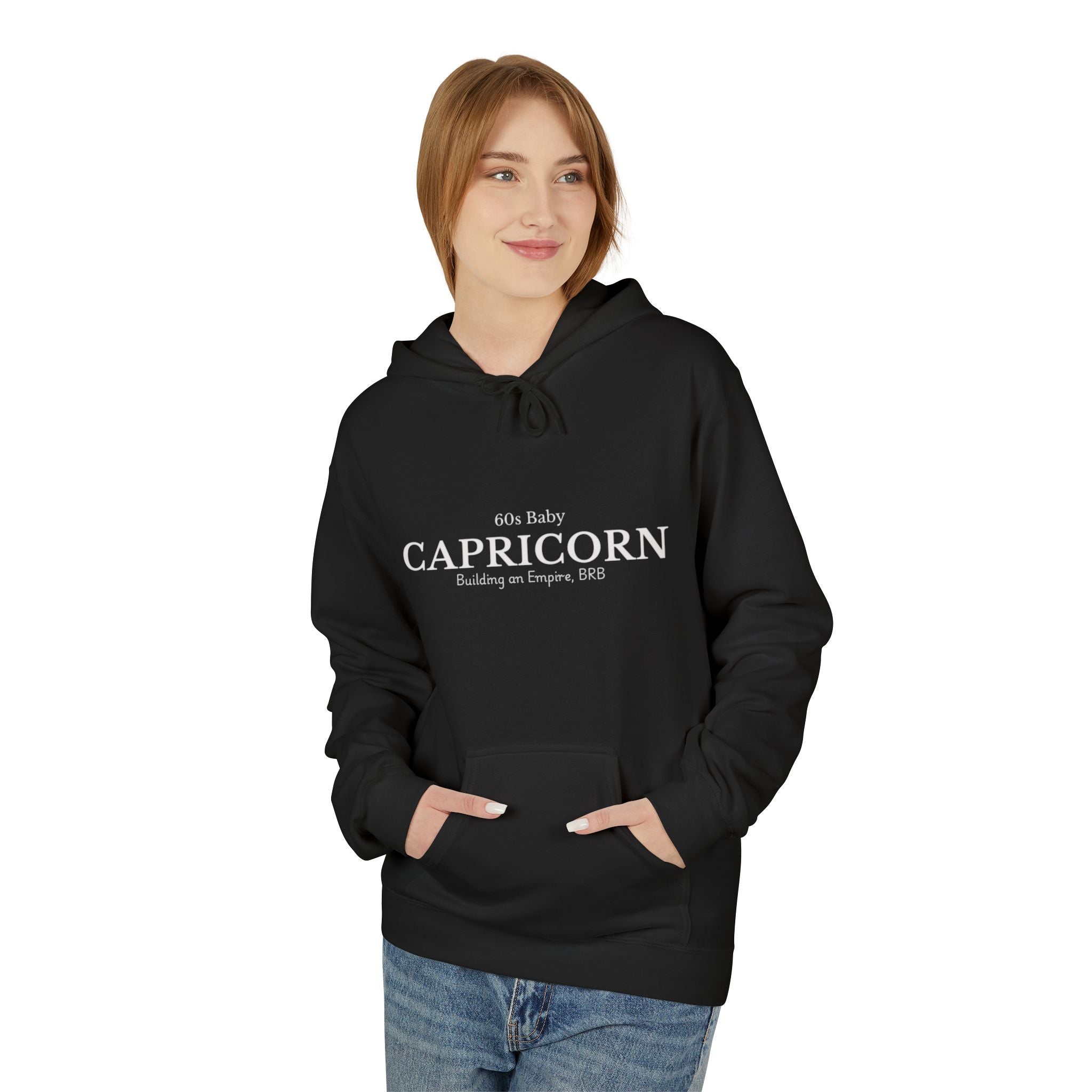 Capricorn 60s Baby Hoodie Retro Zodiac Sweatshirt | Astrology Gift For Capricorn | Vintage Horoscope Hoodie | Capricorn Birthday Gift