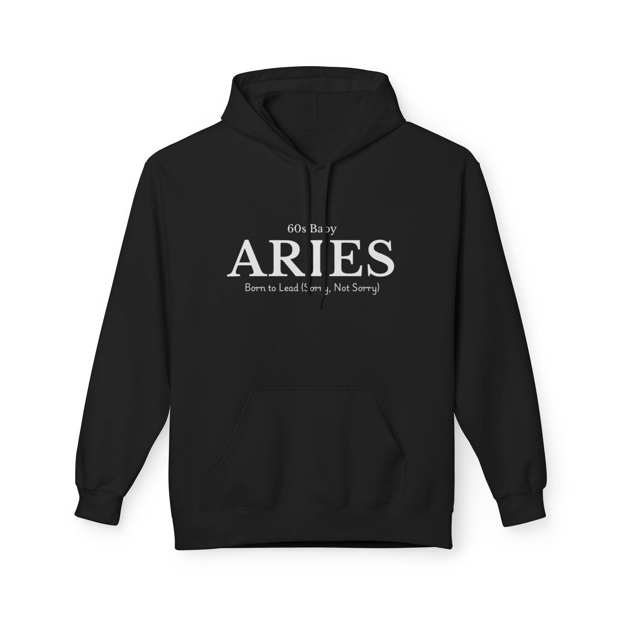Aries 60s Baby Zodiac Hoodie Retro Astrology Sweatshirt | Horoscope Hoodie For Aries | Vintage Zodiac Gift | Aries Birthday Gift Idea