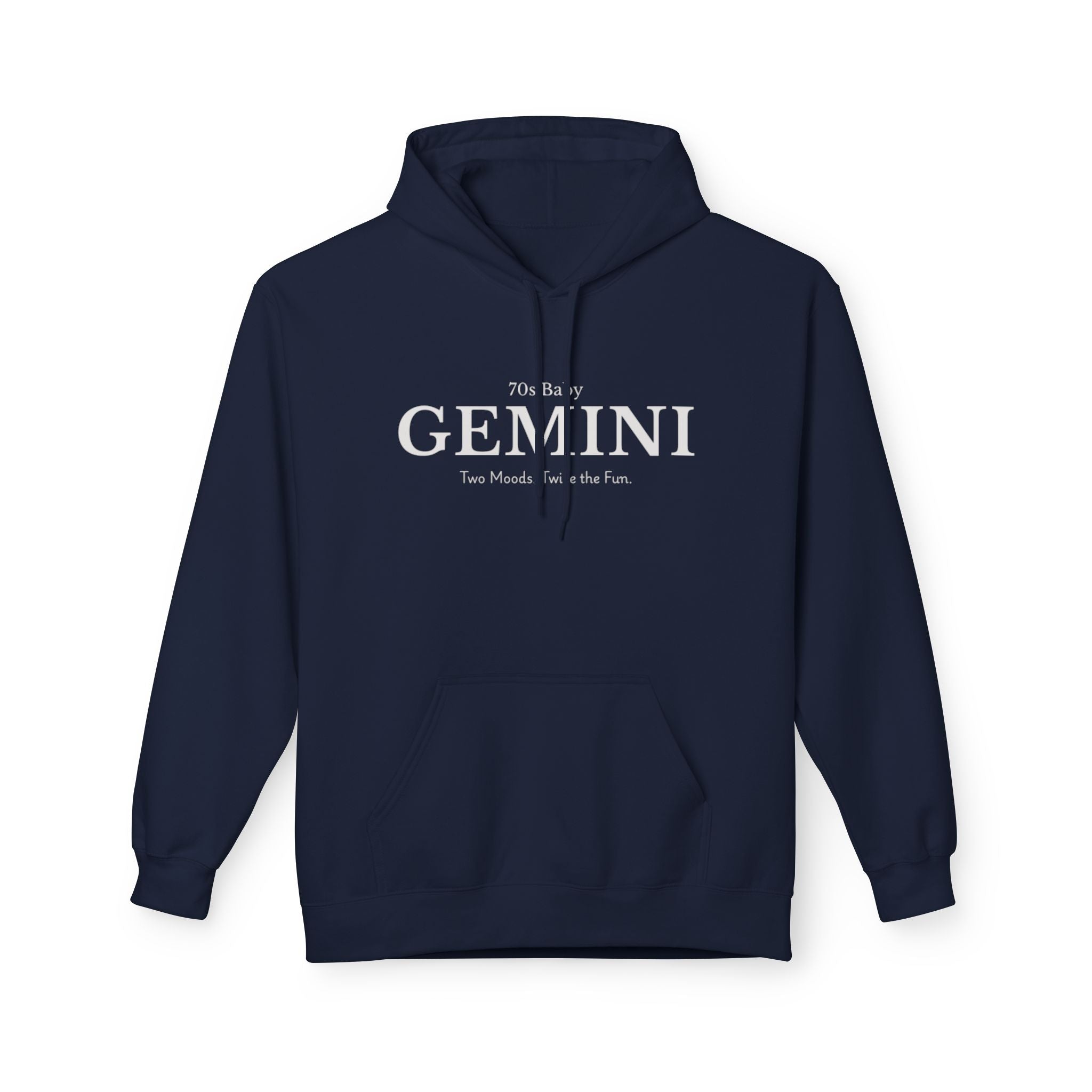 Gemini 70s Baby Zodiac Hoodie Retro Astrology Sweatshirt | Horoscope Hoodie For Gemini | Vintage Zodiac Gift | Gemini Birthday Gift Idea