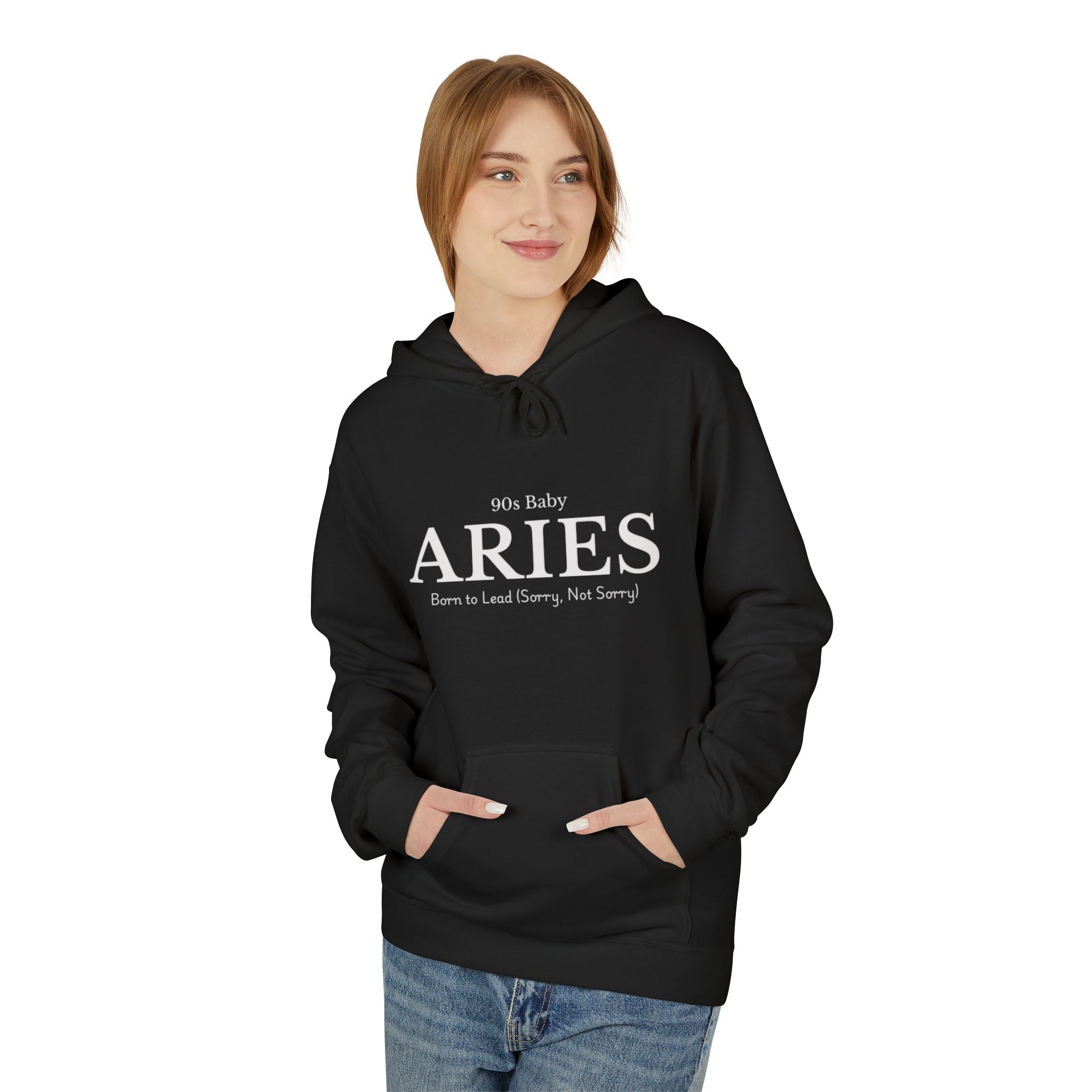 Aries 90s Baby Zodiac Hoodie Retro Astrology Sweatshirt | Aries Horoscope Hoodie | Zodiac Gift For Aries Birthday | Vintage Aries Hoodie
